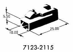 7123-2115-新250连接器-YAZAKI- 合适连接器 - 更合适的连接器解决方案